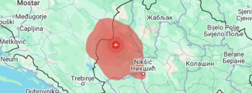 Földrengés volt Montenegróban
