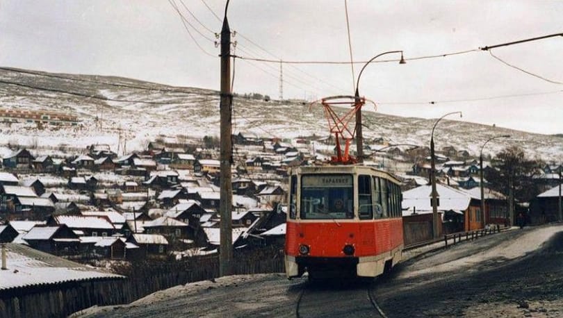 Villamosok száguldoznak egy apró szibériai faluban – fotók