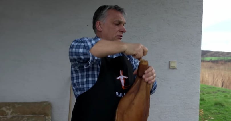 Orbán Viktor hatéves sonkafőzős videójával húsvétol a TikTokon