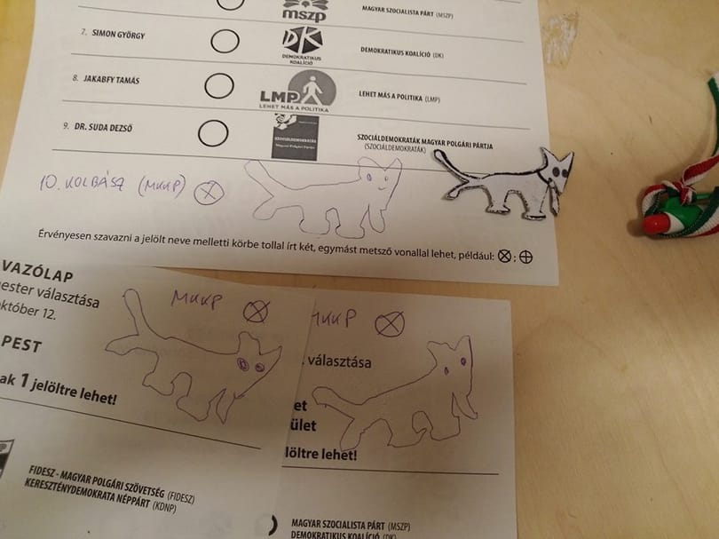 Mégis volt, aki a Kétfarkú Kutya Pártra szavazott