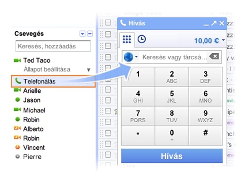 Kedvezményes tarifákkal telefonálhat a Gmailből