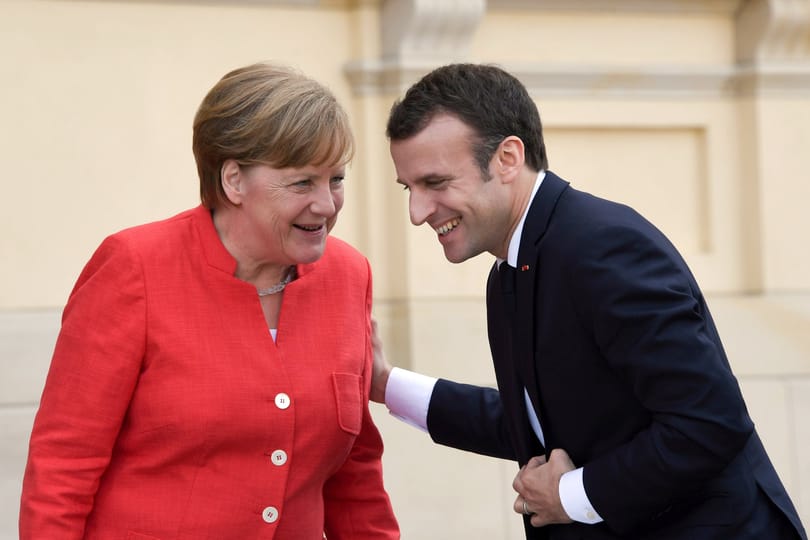 Napi cukiság: Európa két legerősebb politikusa barátkozik