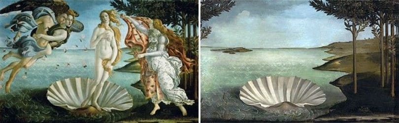 Hogy mutatnak a híres festmények a főszereplők nélkül?