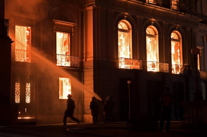 Egy légkondicionáló miatt égett le a Brazil Nemzeti Múzeum