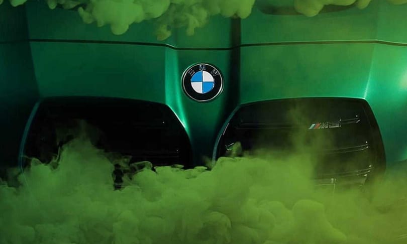 Füstös kedvcsináló képeken a szerdán debütáló új BMW M3 és M4