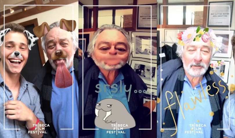 Robert de Niro hirtelen a Snapchat királya lett