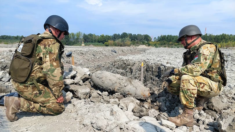120 kilós légibombát találtak Csepelen