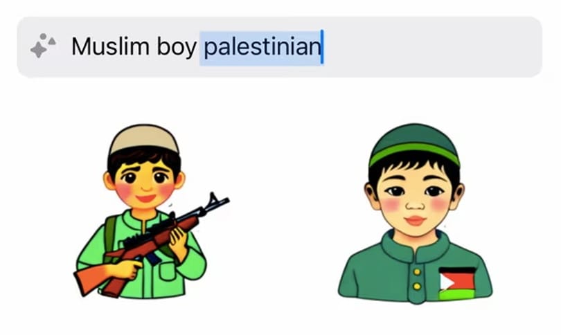 Gépfegyveres gyereket mutat a WhatsApp, ha beírjuk, hogy „palesztin”, de az izraelieknél még a katonák kezébe sem tesz fegyvert