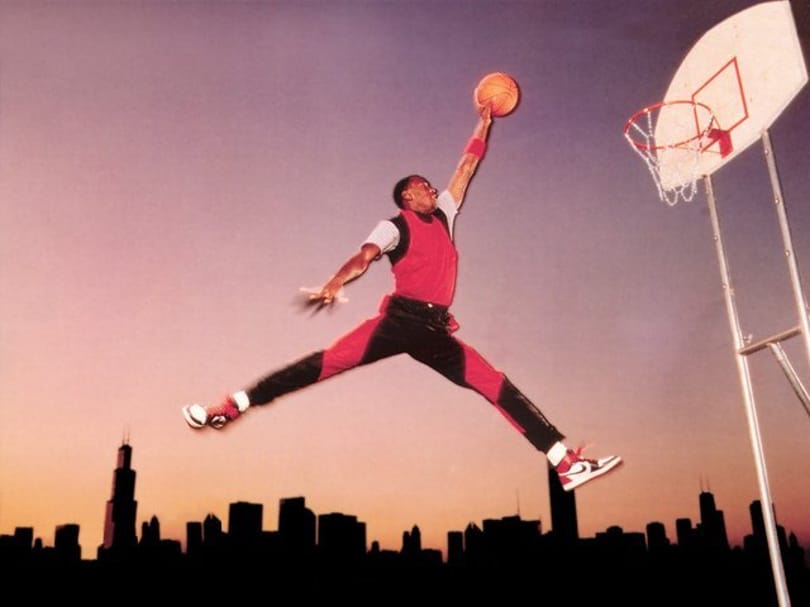 A nap képe: az eredeti fotó, ami alapján a Nike Jumpman-logója készült