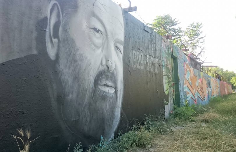 Megszólalt az átfestett Bud Spencer-portrét alkotó graffitis