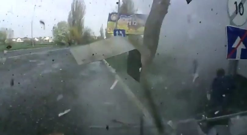 Horror: Benzinkút robbant Ukrajnában – videó