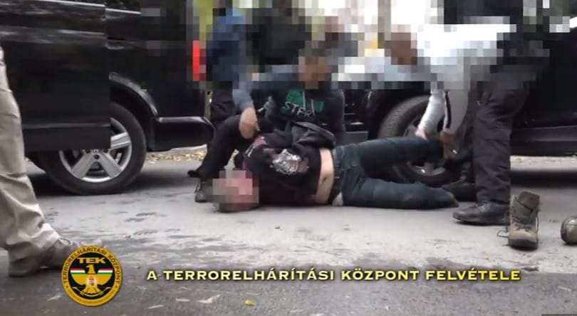 Itt a videó a Teréz körúti robbantás gyanúsítottjának elfogásáról