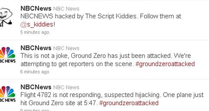Nem érte támadás a Ground Zero-t - feltörték az NBC Twitter oldalát