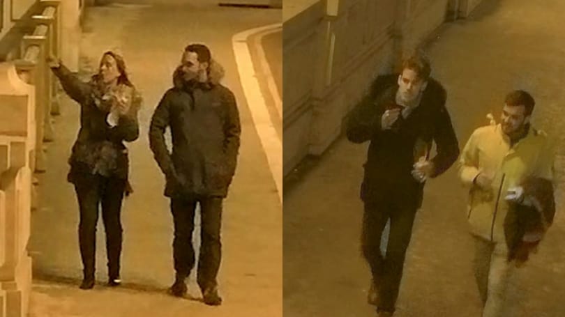 Videó: Sétáló pár törte le brahiból a Margit híd kőkeresztjeit