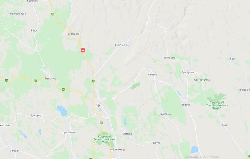Teljes útlezárás van a 25-ös főúton