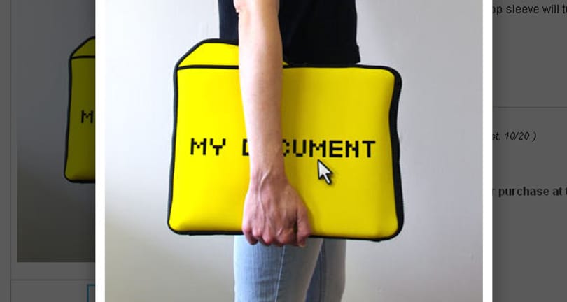 Napi kütyü: „dokumentumok mappa” notebook táska