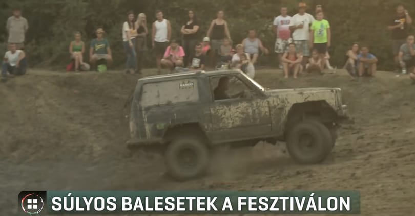 Több jármű is balesetezett és többen megsérültek a Nógrád megyei offroad-találkozón