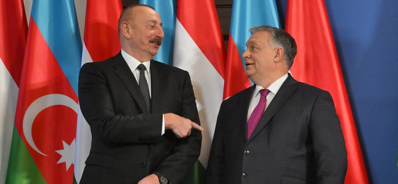 Orbán Viktor azt mondta, főleg az energiaforrások reménye miatt fogadta az azeri elnököt