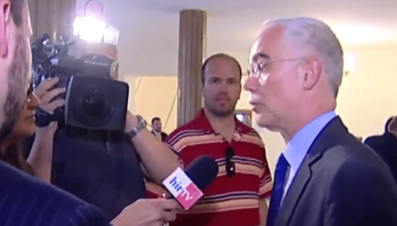 Balog a HírTv-nek: A maguk tulajdonosa megsértette a bajtársamat