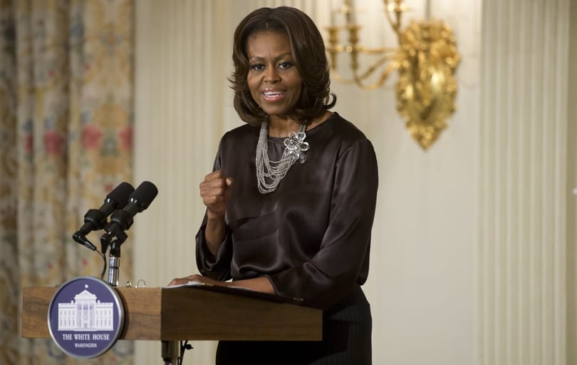 Elcsukló hangon búcsúzott Michele Obama