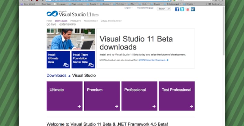 Letölthető a Microsoft Visual Studio 11 bétája!