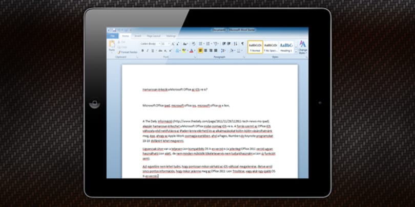 Hamarosan érkezik a Microsoft Office az iOS-re (iPadre) is?