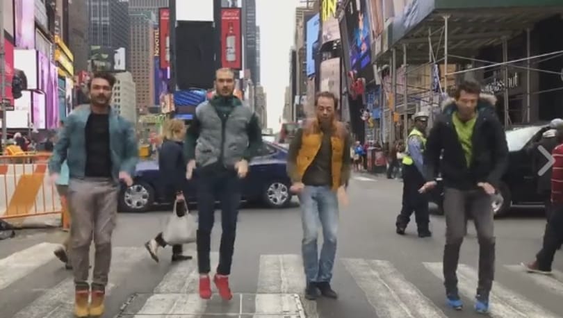 A Times Square-en ropta a Magyar Nemzeti Táncegyüttes - videó