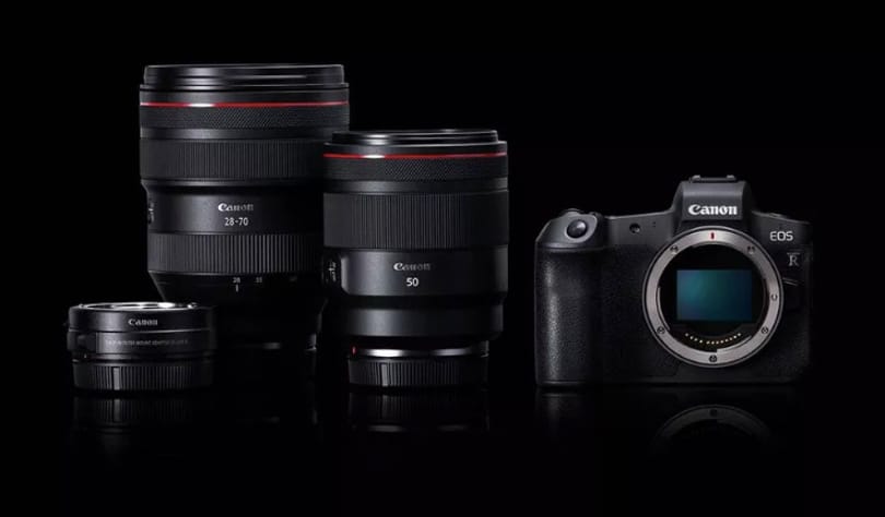 Itt a Canon új tükör nélküli csúcskamerája, az EOS R