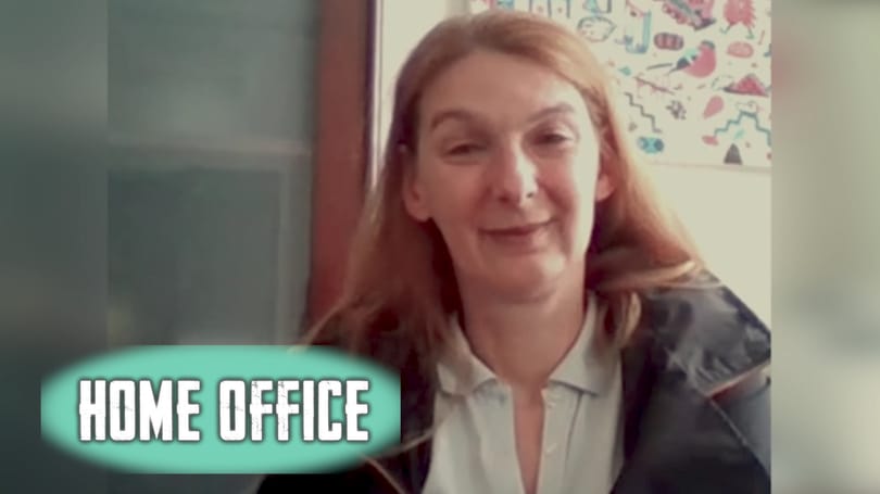 Baranyi Krisztina a Home office-ban: 