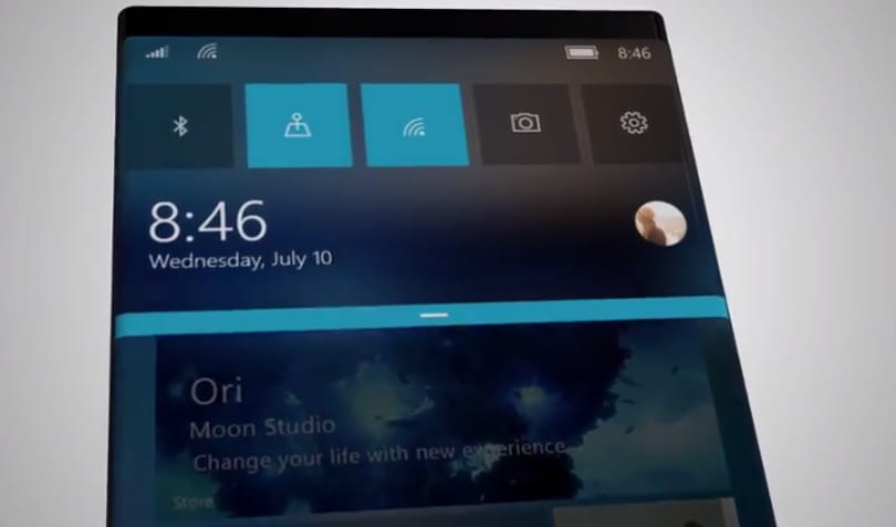 Árulkodó Microsoft-szabadalom: mégis csak lesz újra windowsos telefon? Ráadásul összehajtható?