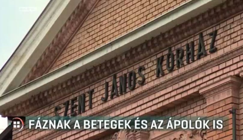 Elromlott a kazán, fáznak a betegek a Szent János Kórházban