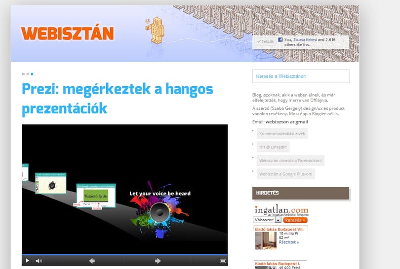 Itt a Prezi legújabb fejlesztése: hangos prezentáció