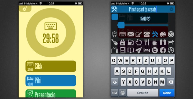 Osszuk be az időnket hatékonyan, az iPhone vagy iPad segítségével