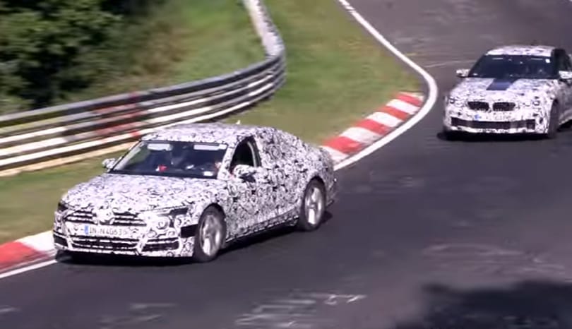 Megkergette kicsit az új Audi A8-ast az új BMW 5-ös