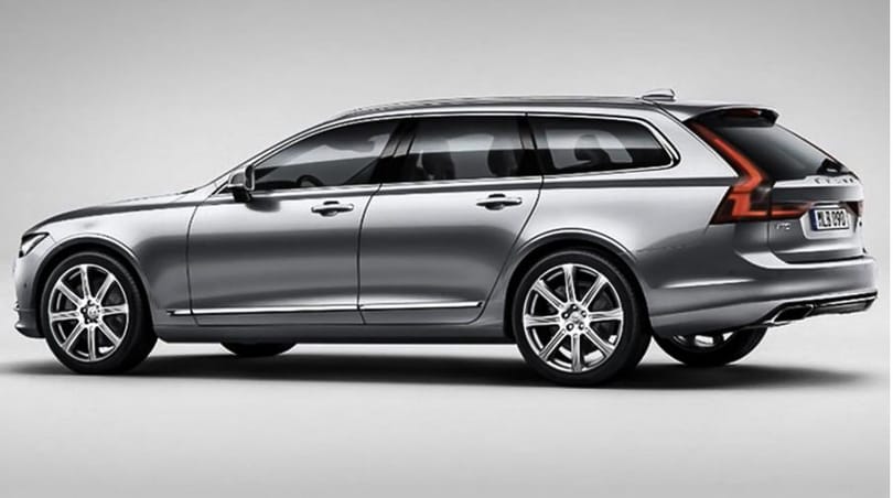 Egy héttel a premier előtt csak lebukott a Volvo V90