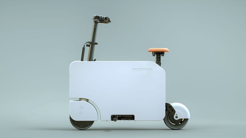 Mint egy túlméretes laptop, olyan a Honda formabontó robogója