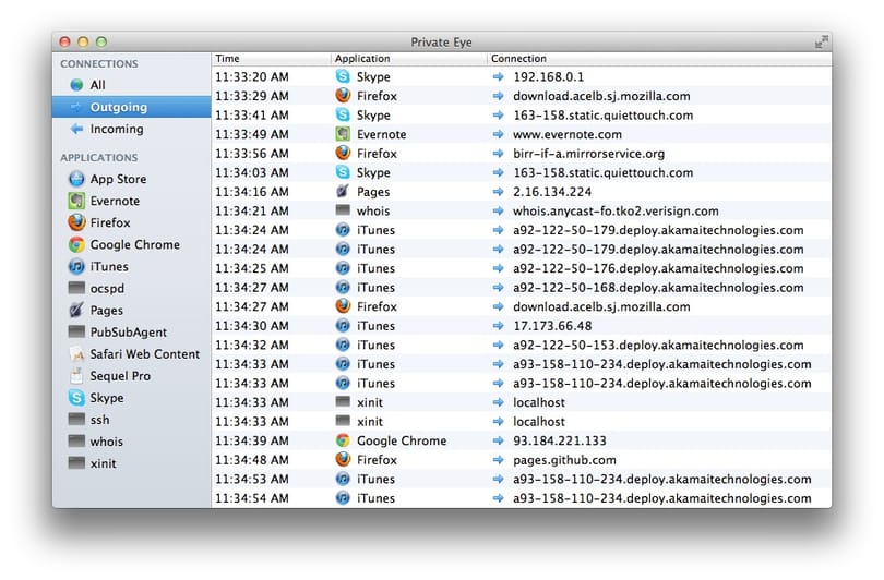 A hét Mac programja: hálózati kapcsolatok figyelése OS X alatt, egyszerűen