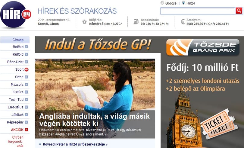 Az FH egykori vezetője lesz a Hír24 új főszerkesztője