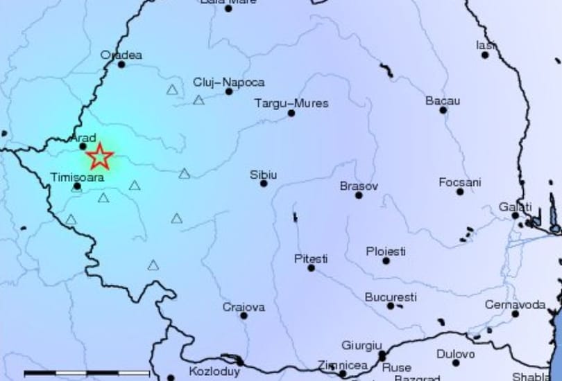 Közepes erősségű földrengés volt a román-magyar határ közelében