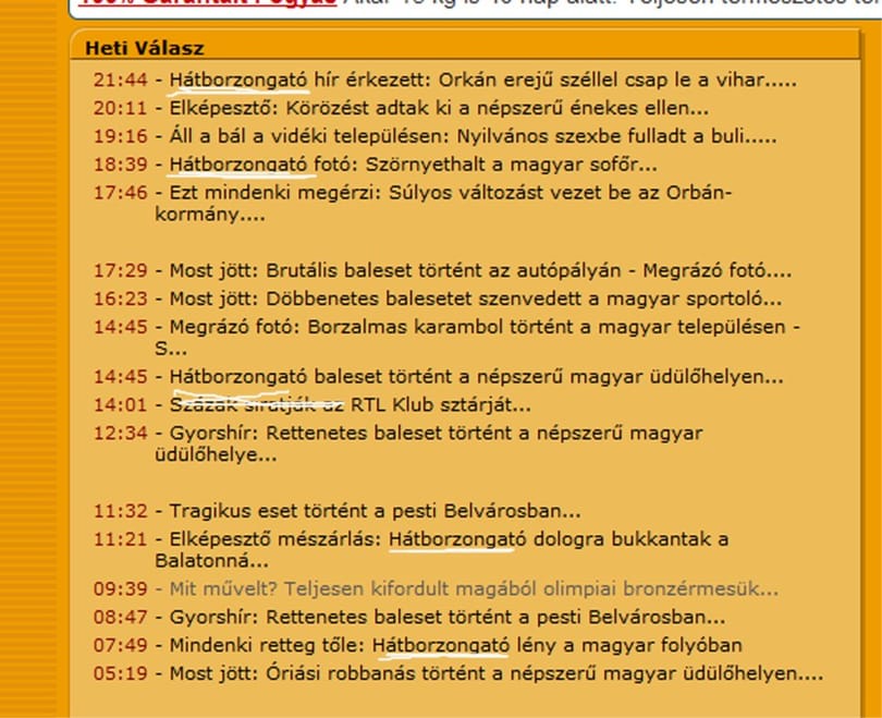 Rettenetes, döbbenetes, elképesztő!