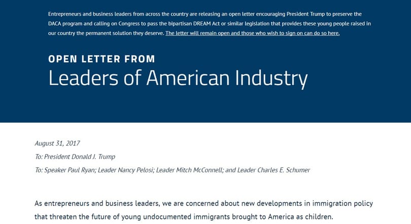 Trumpnak írt levelet a GM, az Apple és az Uber feje