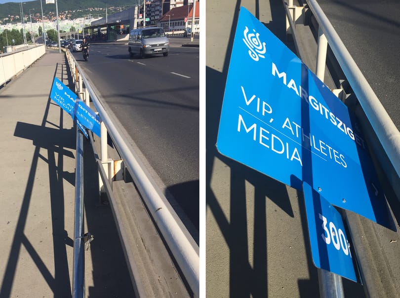 Fotó: a népharag ledöntötte Gyárfásék úszóvébés VIP-tábláját?