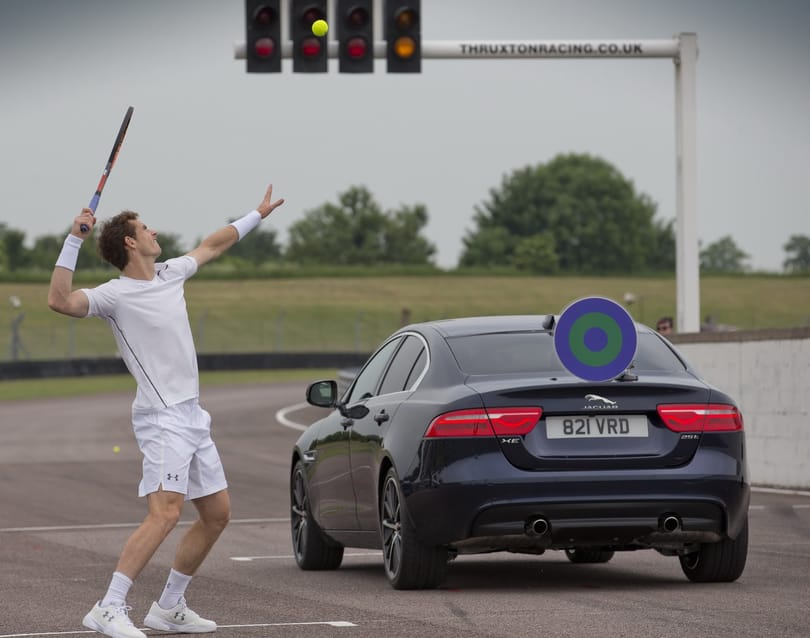 Andy Murray vagy egy Jaguar a gyorsabb? – Videó