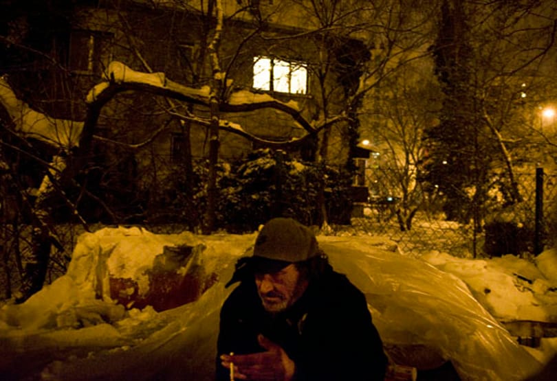 Holtan találtak rá egy hajléktalanra 