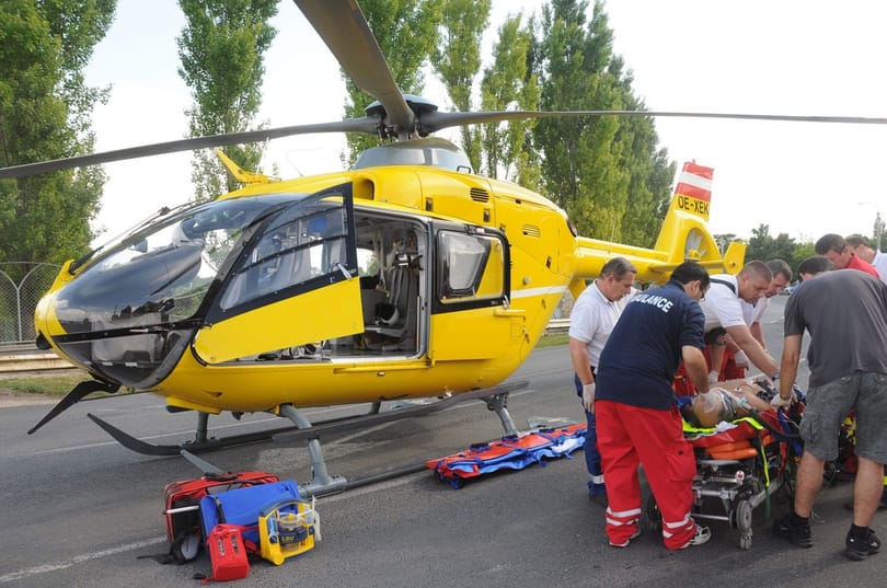 Mentőhelikopterrel vittek egy el gyereket a balatonfüredi aquaparkból