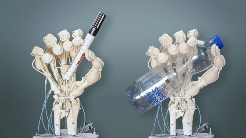Ilyen robotkéz eddig nem létezett: nyomtattak egy olyat, amelyben már ott vannak a csontok és az inak is