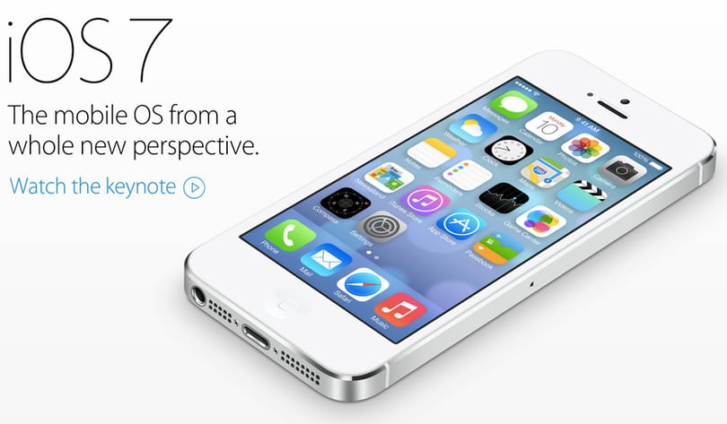Itt az új iOS 7 beta