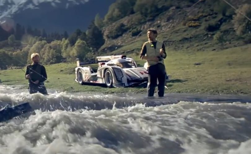 Videó: horgászni járnak, és kutyákat visznek az Audi Le Mans-győztes versenyautójával