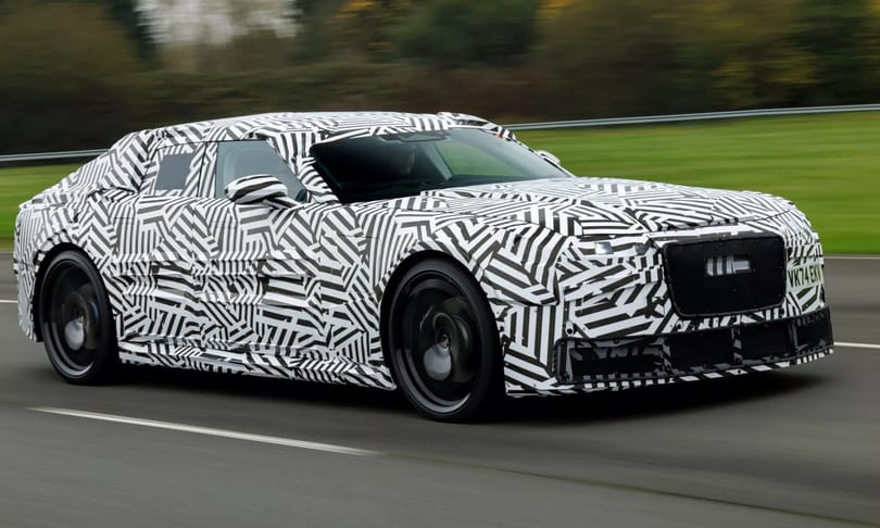 Az első fotók a Jaguar lehengerlő új luxus villanyszedánjáról
