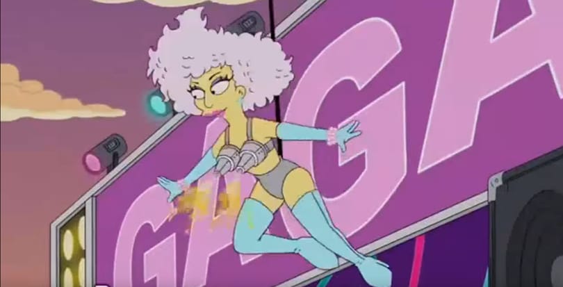 Őrület: a Simpsonsban Lady Gaga show-ját is előre megjósolták